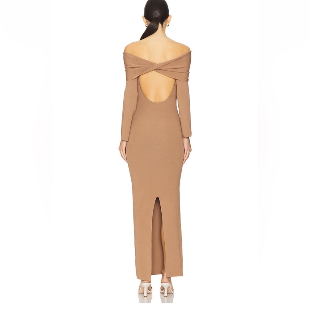 All the ways Georgia off the shoulder twisted open back dress XS
